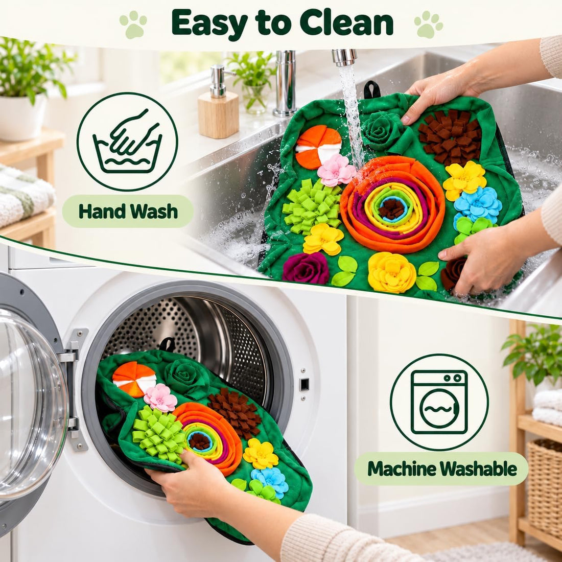 Vextronic Snuffle Mat for Dogs, Large Dogs Slow Feeder