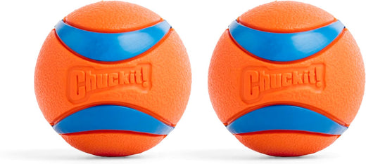 Chuckit! Ultra Rubber Dog Ball, Floating Fetch Toy, Medium 2.5-in