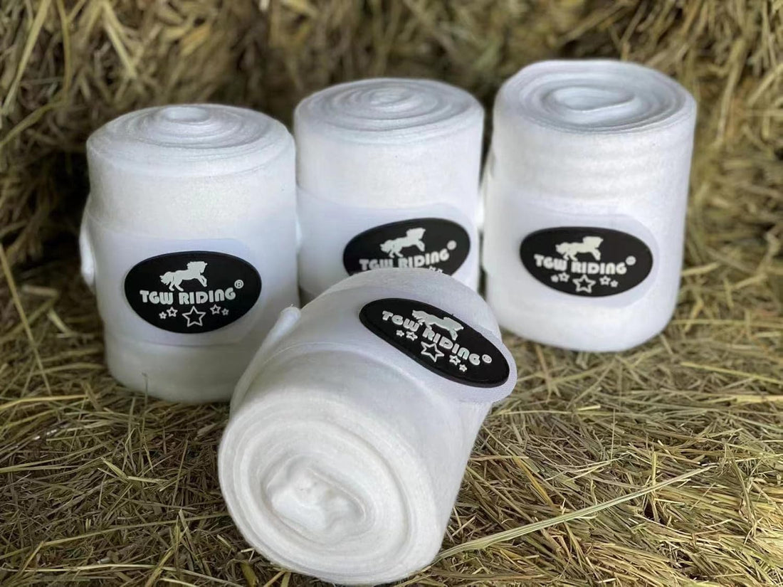 Horse Polo Leg Wraps, Equine Fleece Polo Wraps - Horse Leg Bandages