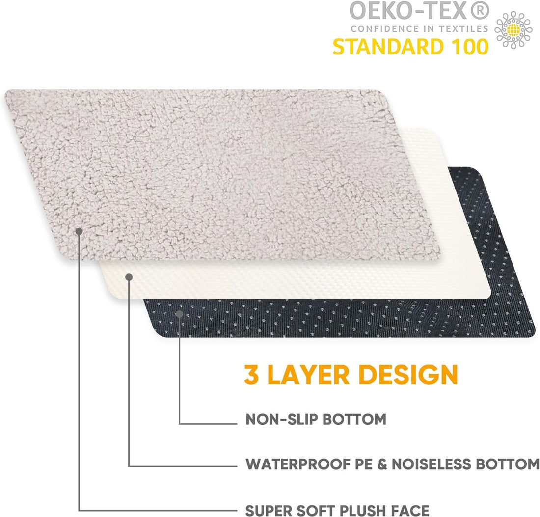 Sunheir Washable Large Dog Bed Covers Soft Plush Replacement