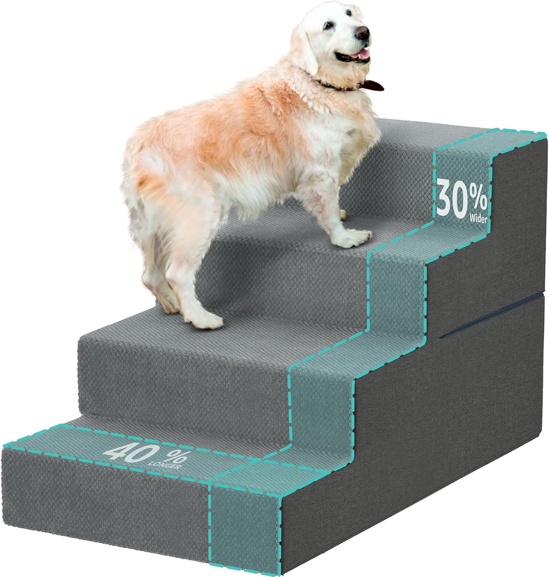 YENING Large Dog Stairs for High Beds
