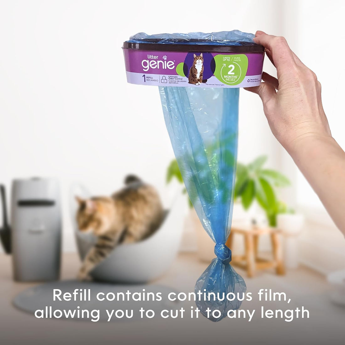 Litter Genie Standard Square Refill Bags, 4-Pack