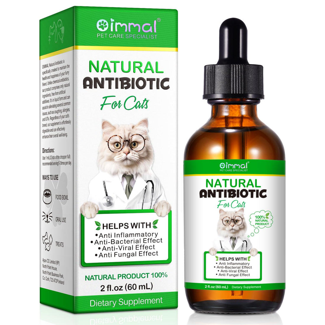 Antibiotics for Cats, Natural Antibiotic Pet Supplements Supports