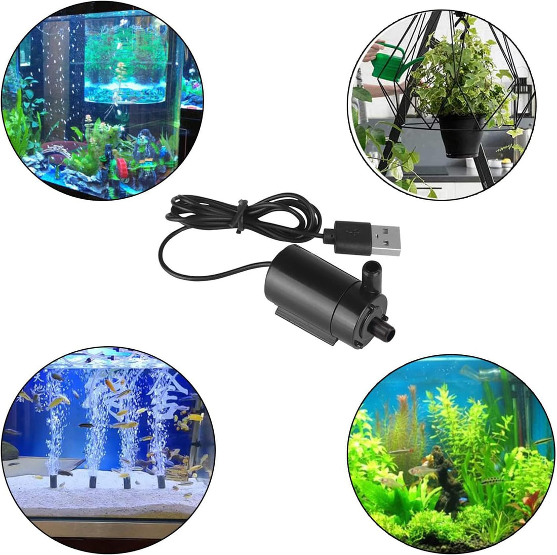 3PCS DC 3-5V USB Micro Submersible Mini Water Pump