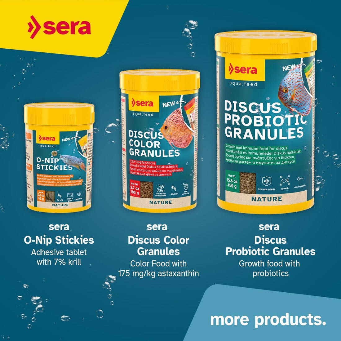 Sera Discus Granules 1000ml | Discus & Ornamental Fish Food
