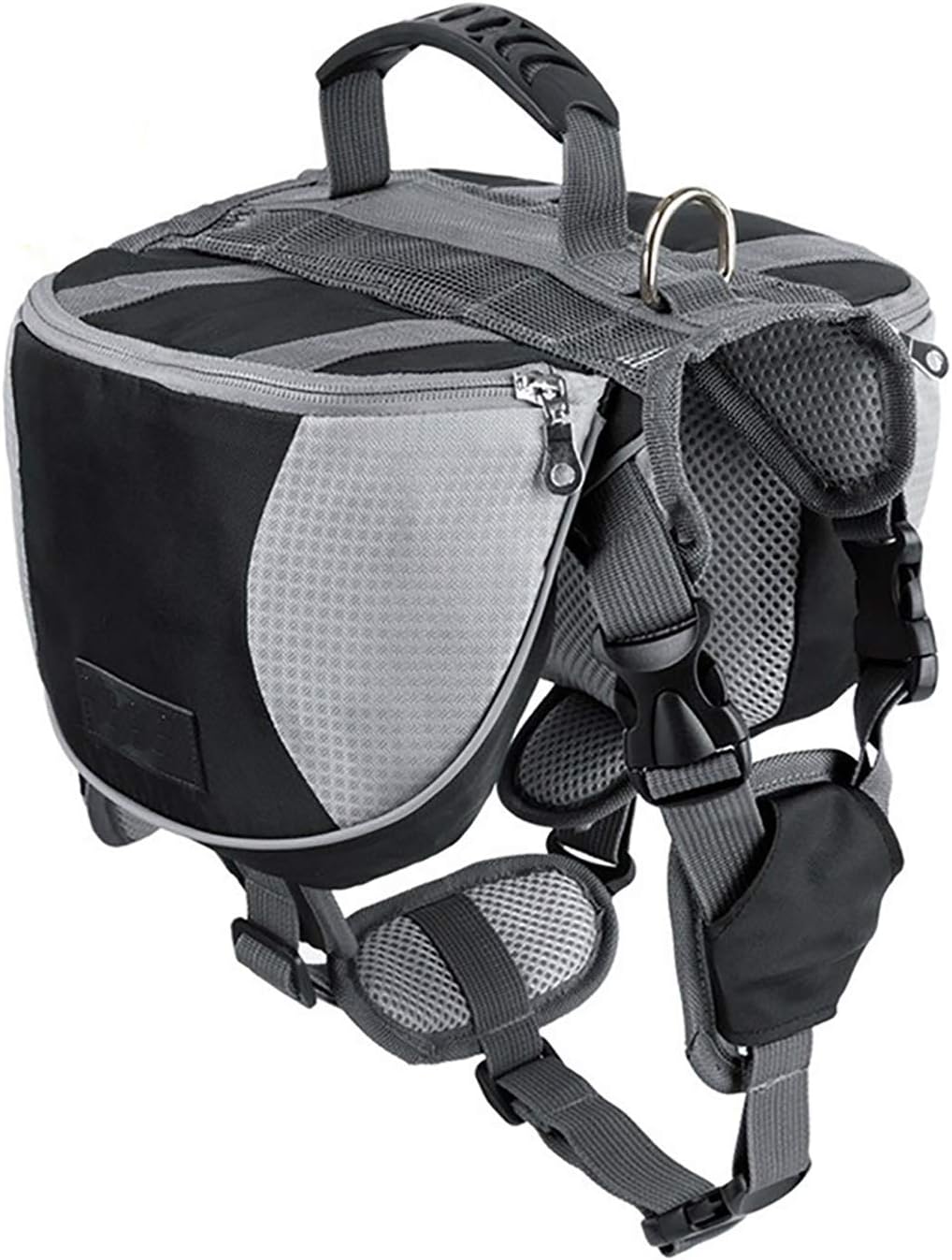 Adjustable Service Dog Supply Backpack Saddle Bag for Camping Hiking