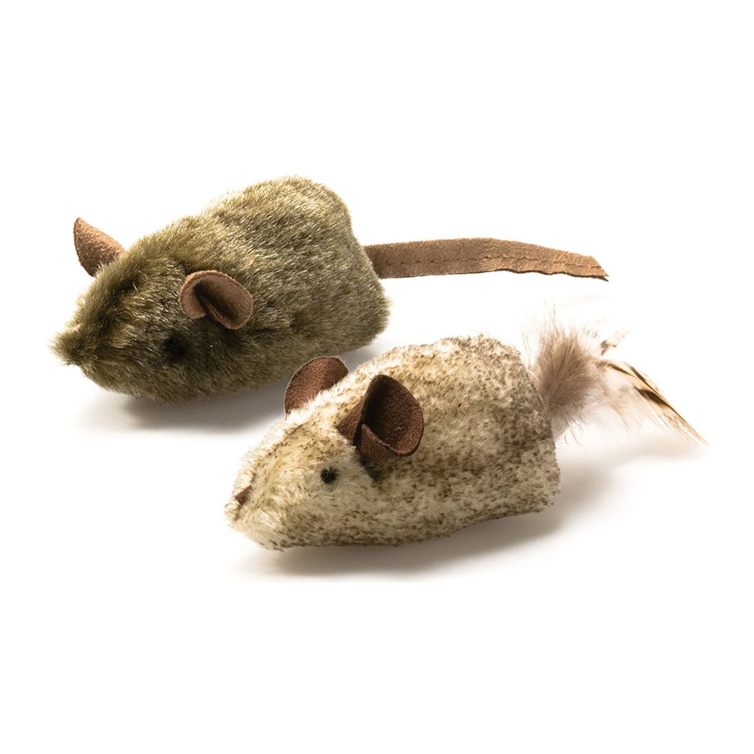 OurPet's Play-N-Squeak Twice the Mice Cat Toy, 2pc