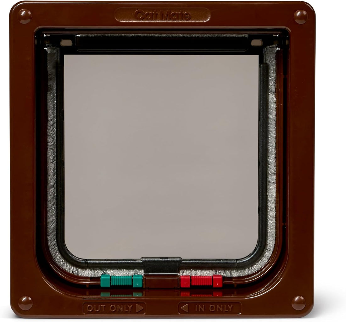 Cat Mate 4-Way-Lock Flap with Liner to 50mm for Small & Average Cats