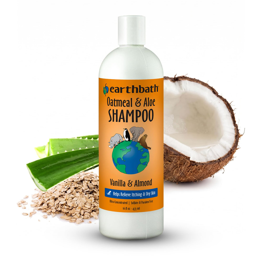 earthbath, Oatmeal & Aloe Dog Shampoo - Oatmeal Shampoo for Dogs