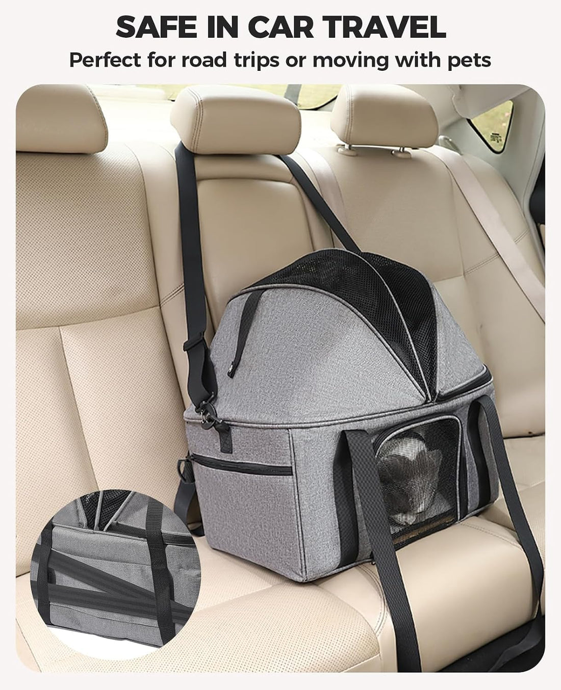 BurgeonNest Top-Expandable Large Cat Carrier