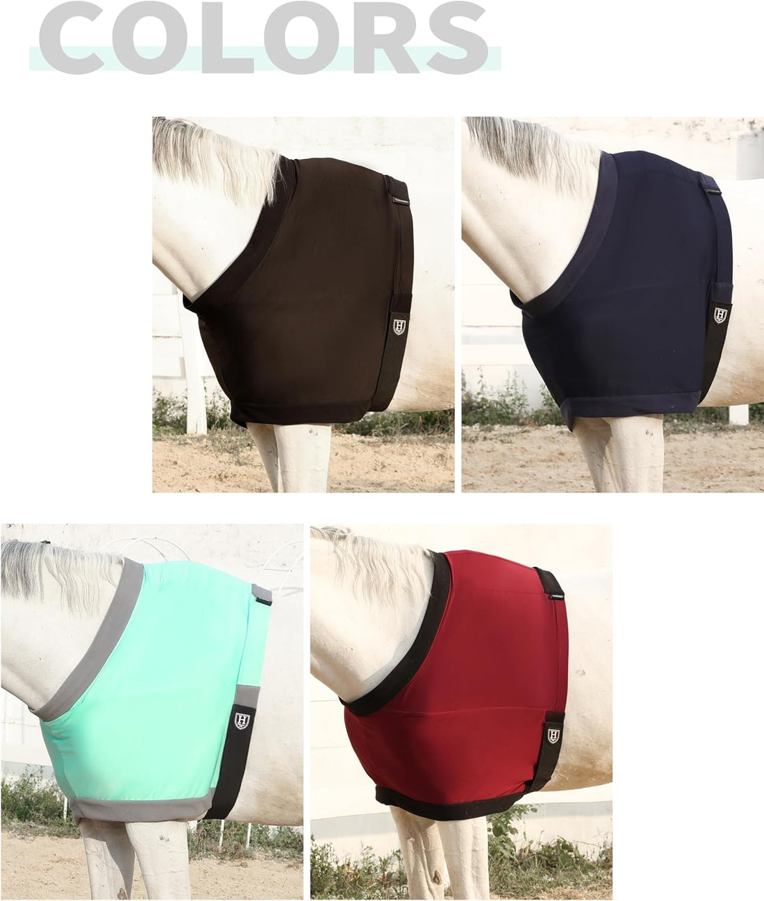 Harrison Howard Horse Shoulder Guard, Stretch Anti-rub Bib