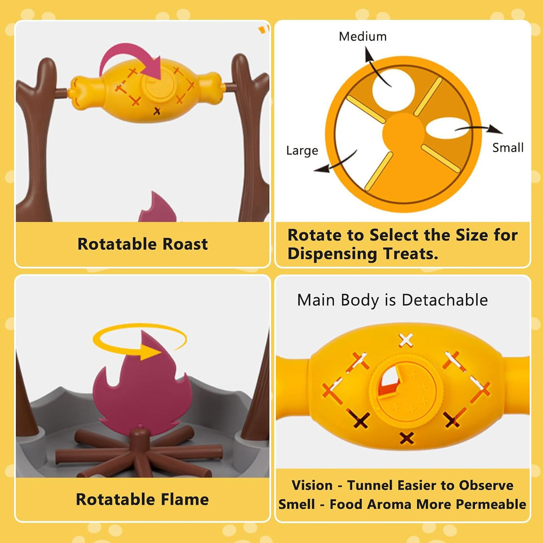 Cat Slow Feeder, Interactive Cat Puzzle Toy Treat Dispenser