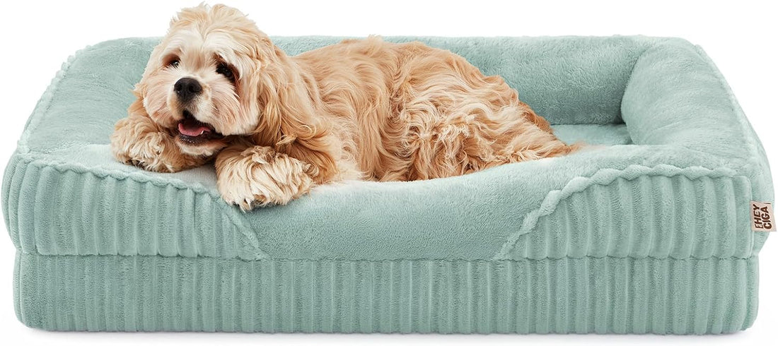 EHEYCIGA Orthopedic XL Dog Bed 42x30 Inch, Memory Foam Dog Couch
