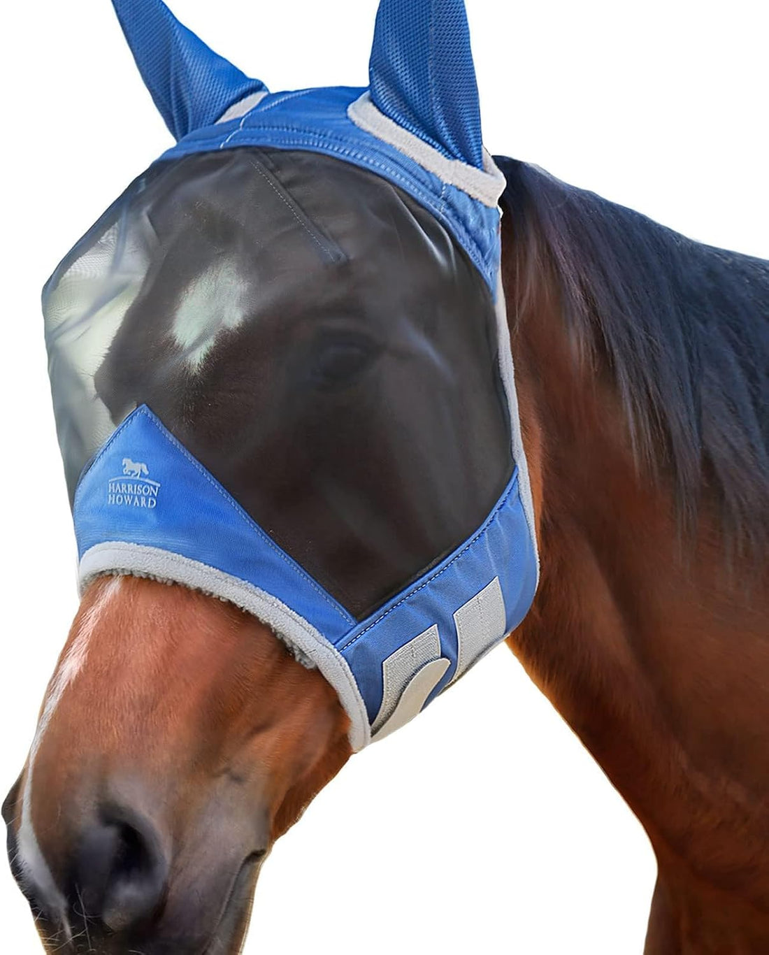 Harrison Howard CareMaster Pro Luminous Horse Fly Mask Large Eye