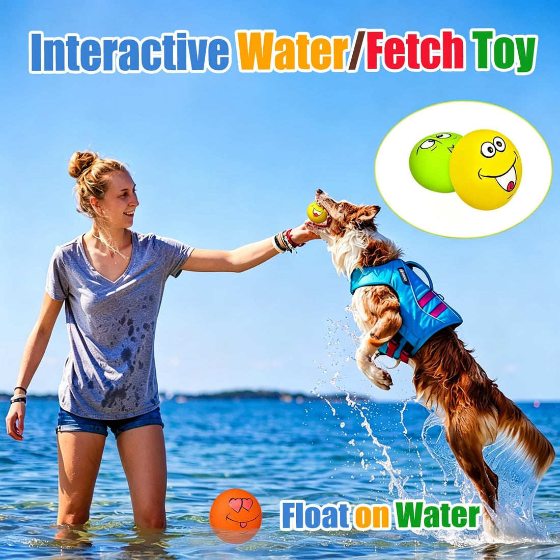 HOLYSTEED Latex Squeaky Dog Toys for Small Dogs, Mini Breed