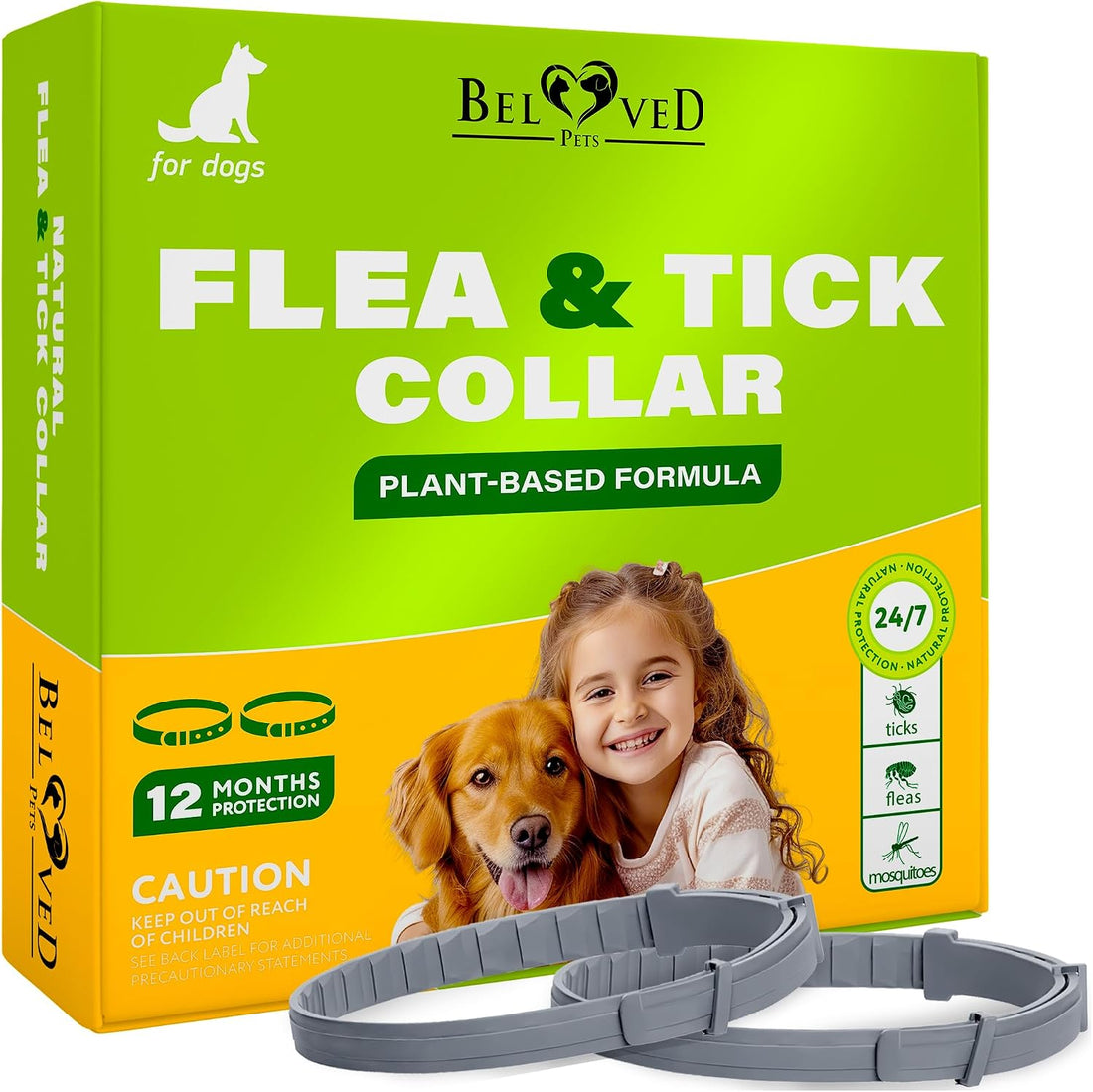 Natural Flea & Tick Collar for Dogs