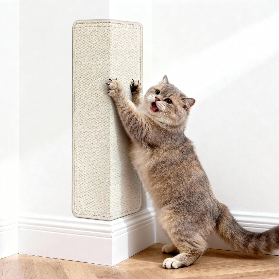 ENONCI Door Protector from Cat Scratching 19.6x7.8 Cat Wall Corner