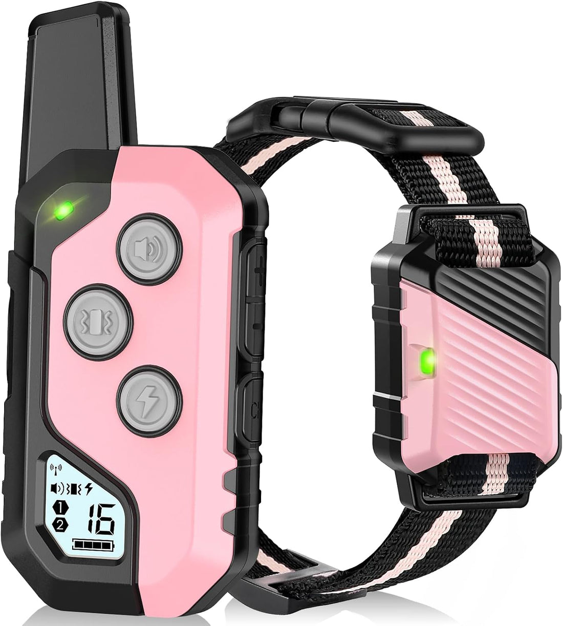 PIOUNS Shock Collar for Dogs, Dog Training Collar with Remote, 3 Modes