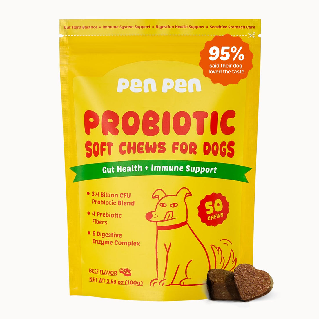 PENPEN Probiotics for Dogs, Dogs Probiotics for Digestive Health