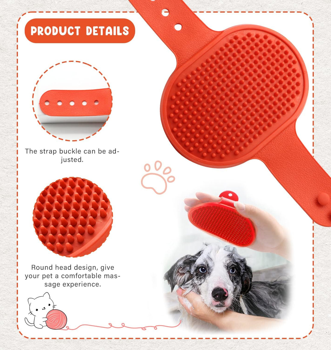 Cat Grooming Kit Set with Pet Shedding Slicker Brush Nail Clipper