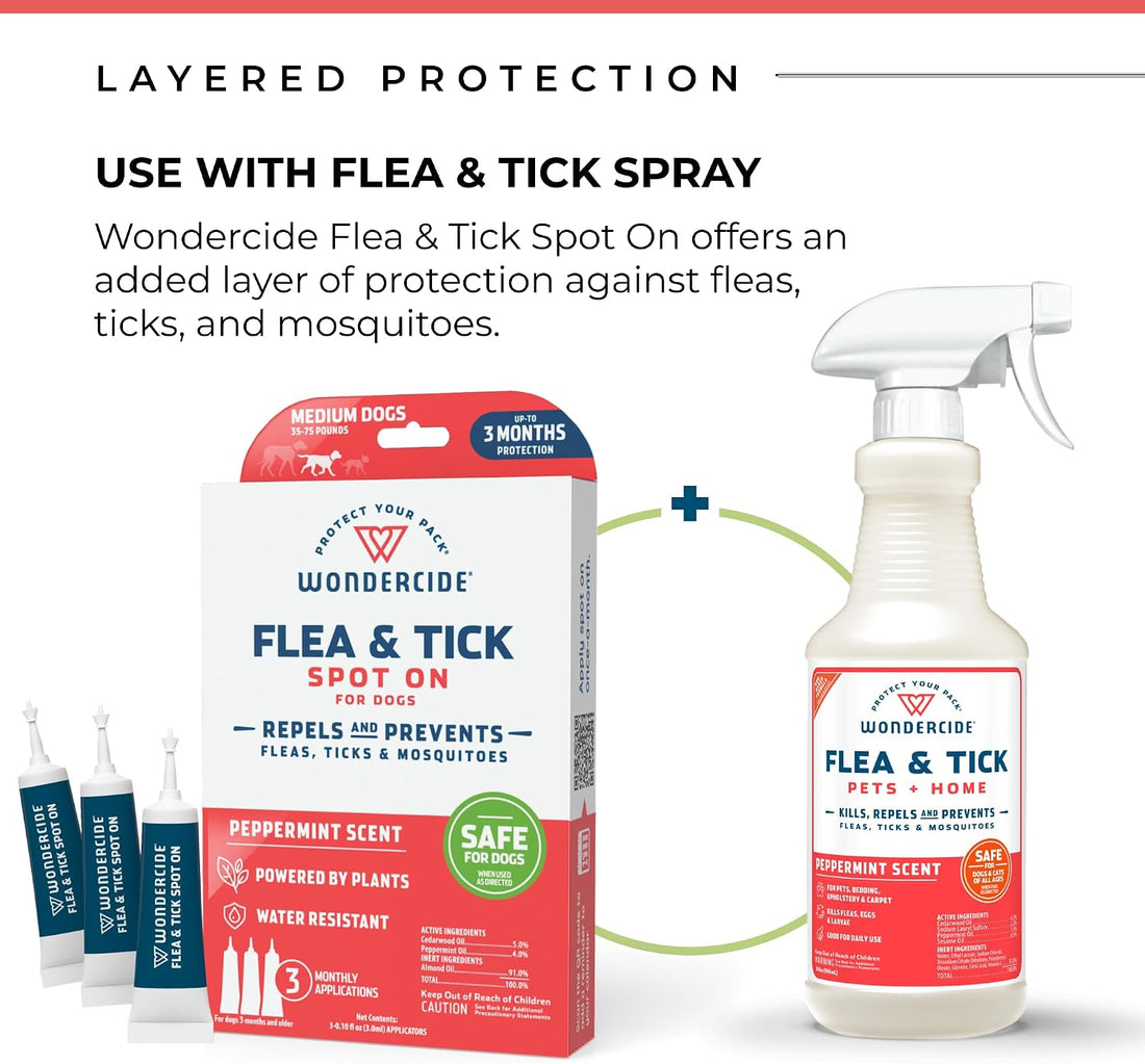 Wondercide - Flea Tick & Mosquito Dog Spot On