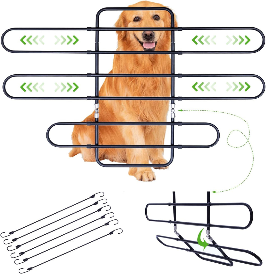 Metal Dog Barrier for Cars, SUVs, Trucks