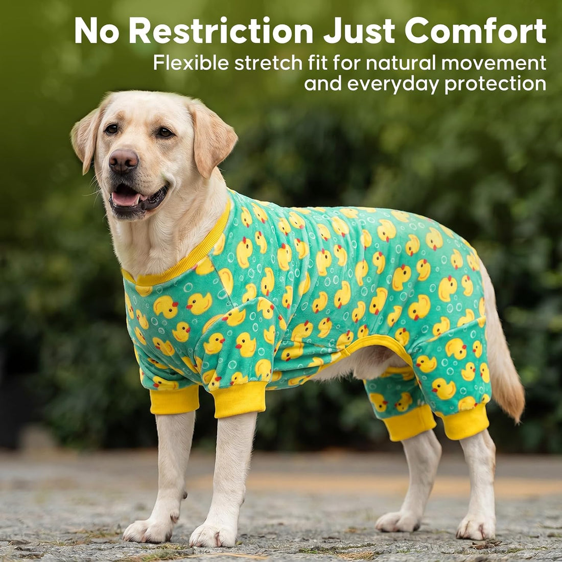 KYEESE Velvet Dog Pajamas for Medium Large Dogs Soft Onesie