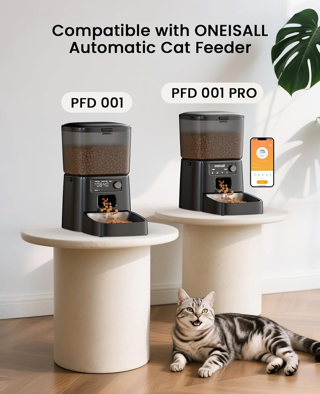 oneisall 6 Packs Pet Dry Food Desiccant Bag for Automatic Cat Feeders