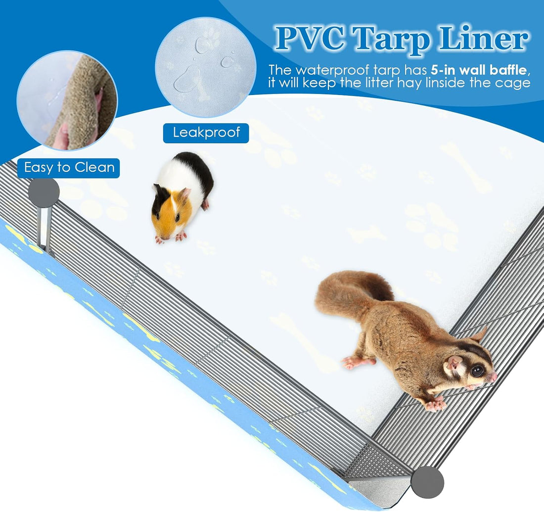 2-Story Guinea Pig Cages with Tarp