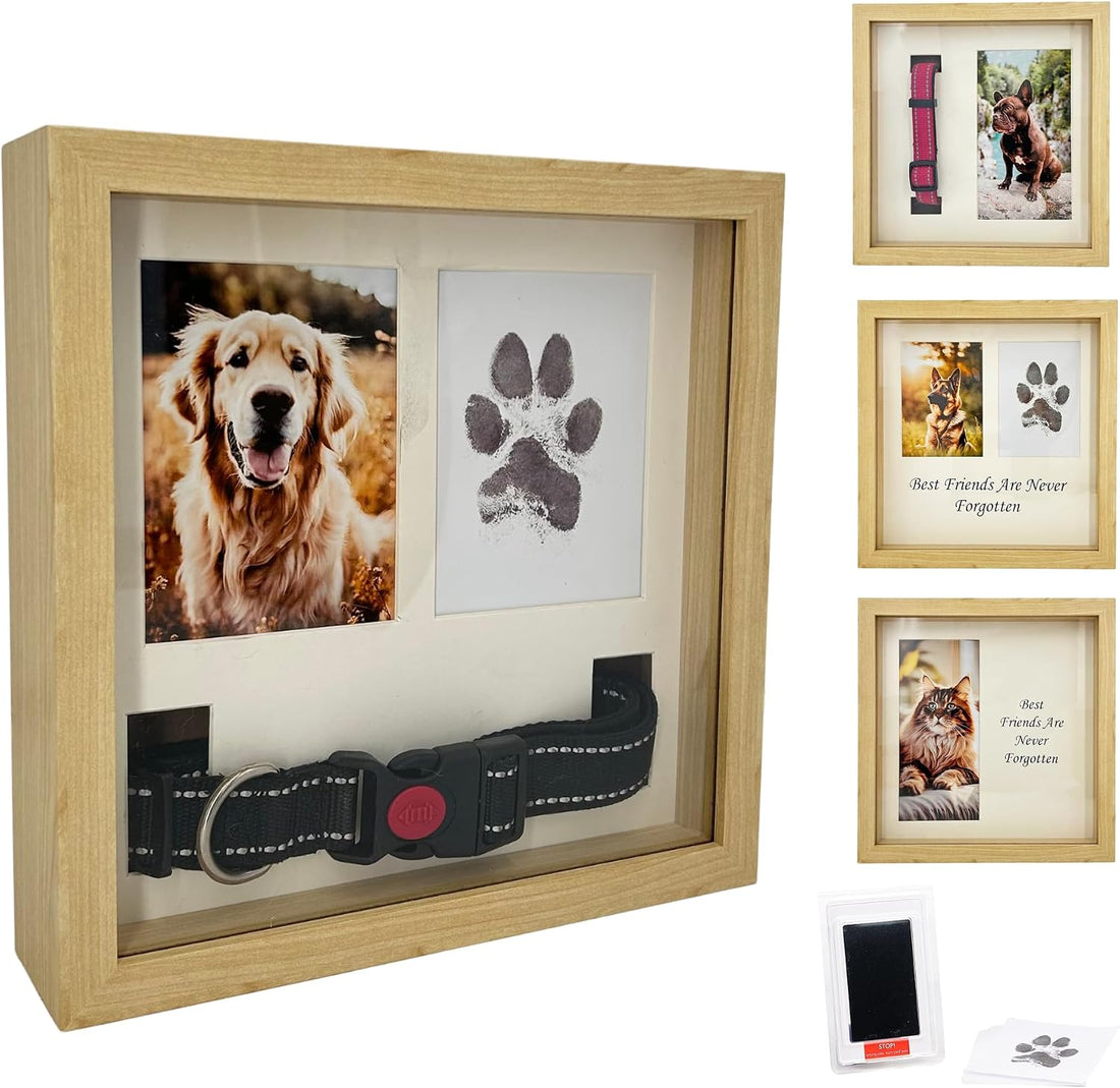 OtterPets Paw Print Kit for Dogs 9x9, 4 customizable displays