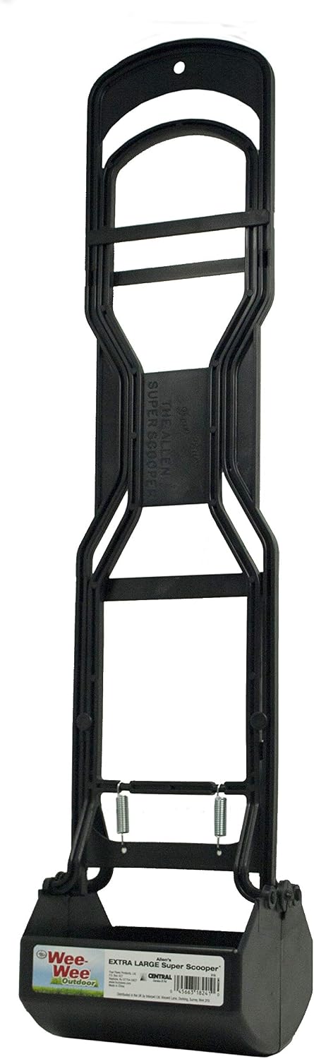 Four Paws Allen's Spring Action Dog Scooper For Hard Surfaces 3.75" x