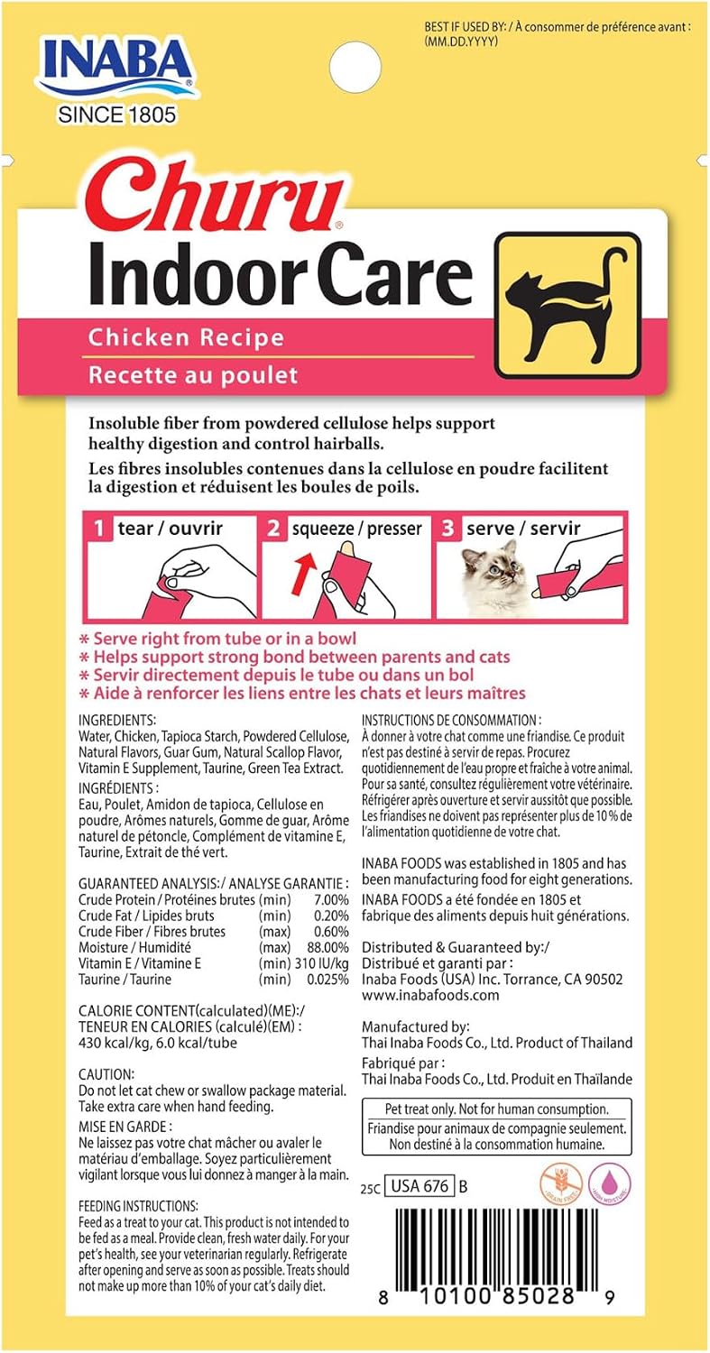 INABA Churu Indoor Care for Hairball Control