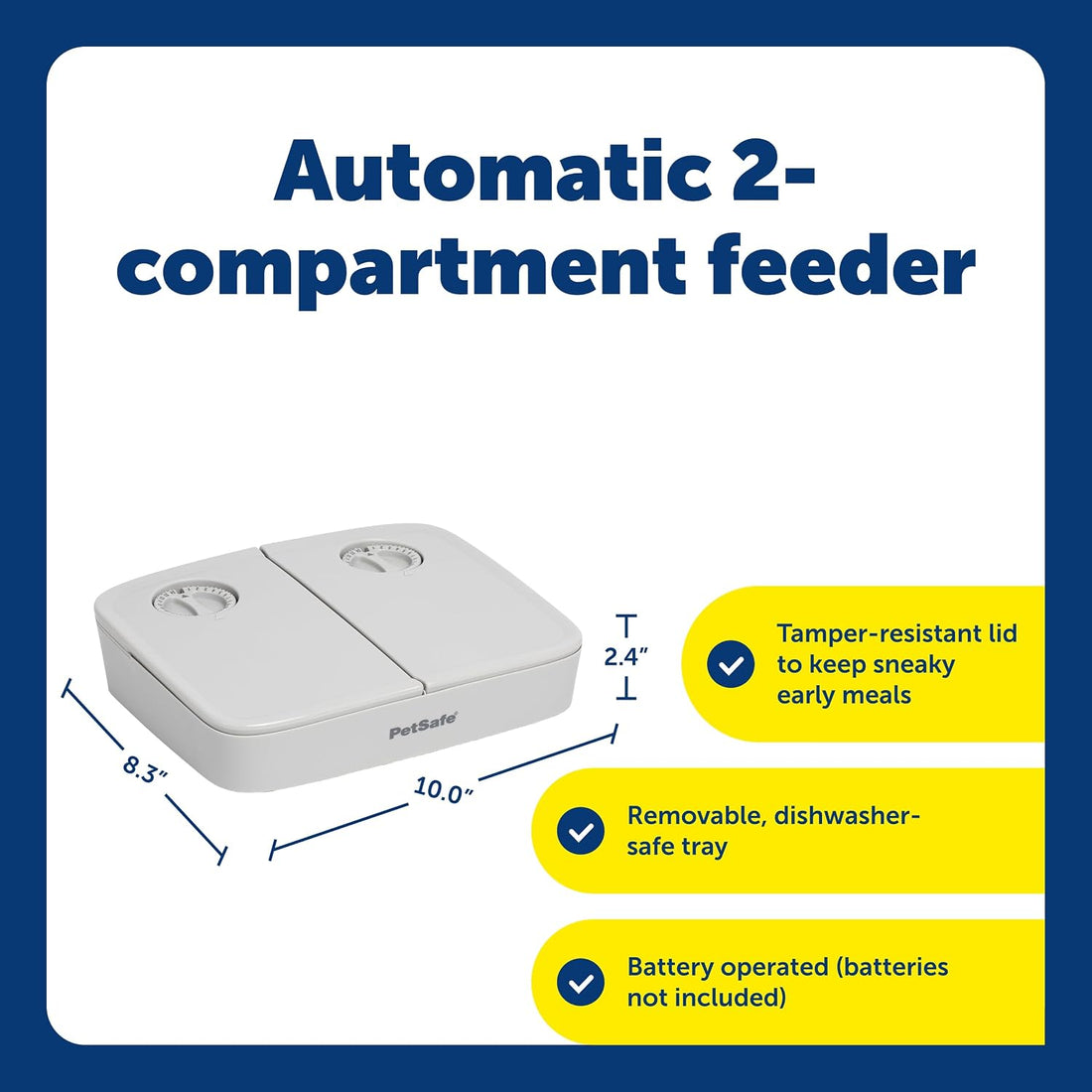 PetSafe Analog 2 Meal Programmable Pet Feeder