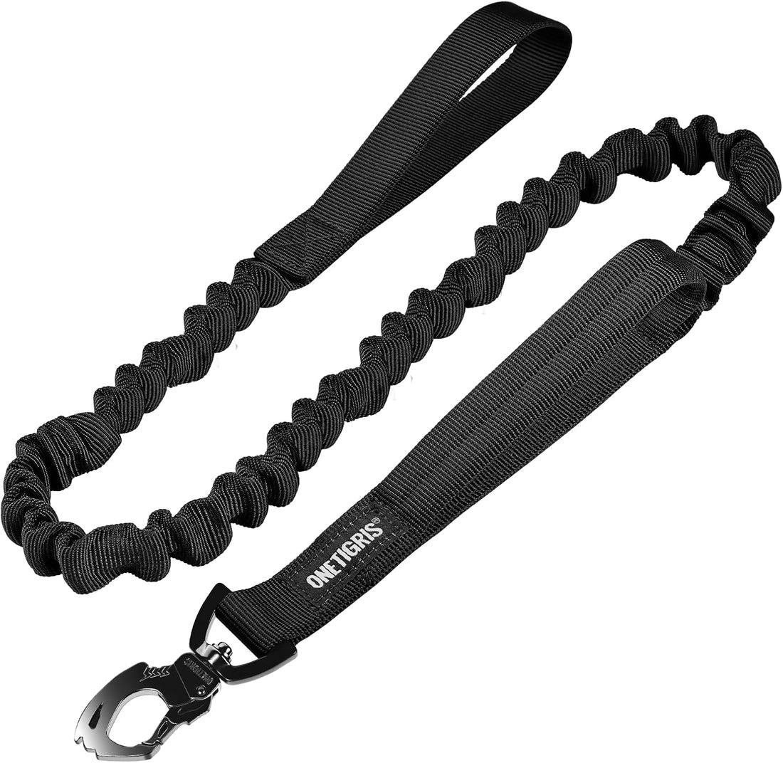 OneTigris Tactical Bungee Leash with 2 Handles Quick Release