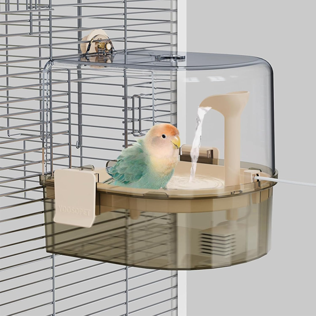 YOOSO WING 10PCS USB Water Circulation Bird Baths for Cage Filter