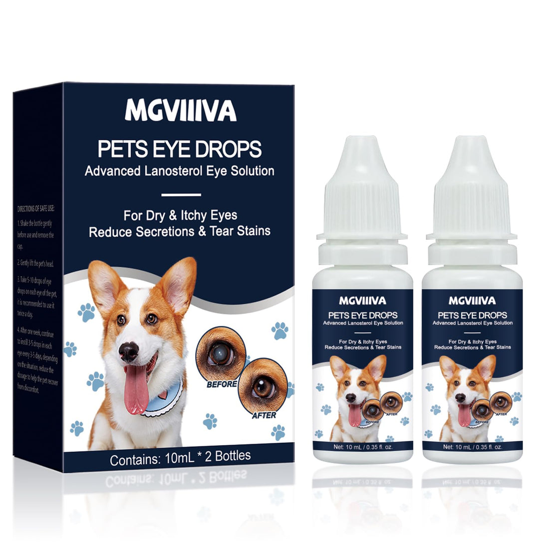 Dog & Cat Cataract Eye Drops & Infection Treatment