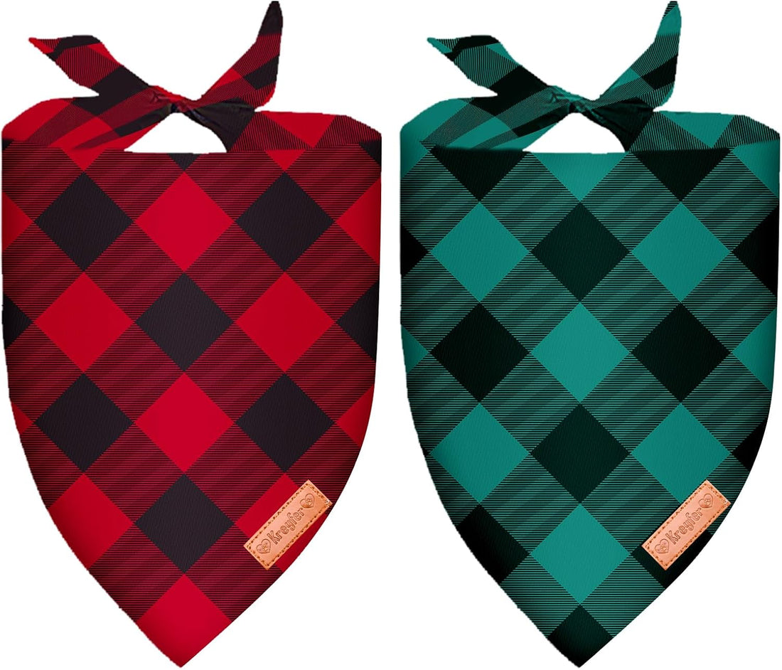 2 Pieces Halloween Dog Bandanas