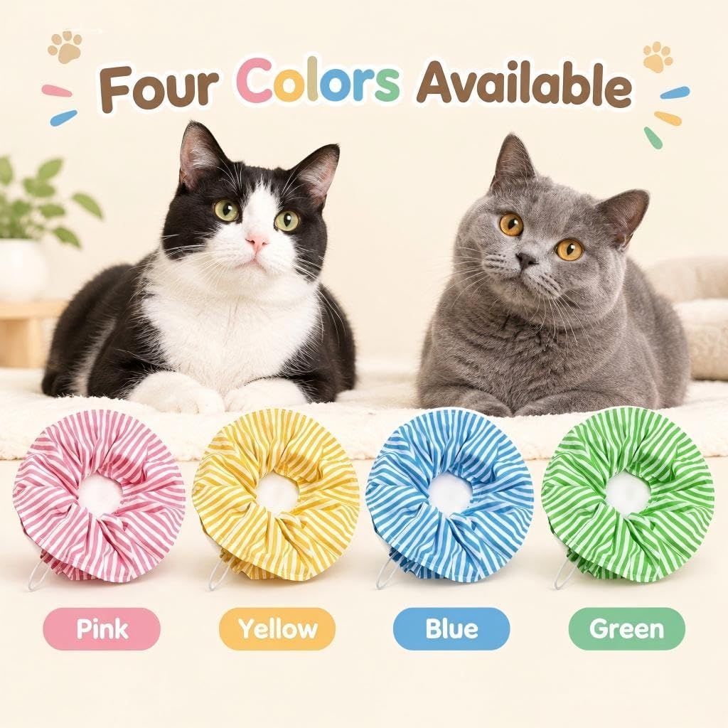 Cat Cone Collar, Soft Recovery Collar Adjustable Surgery Cone
