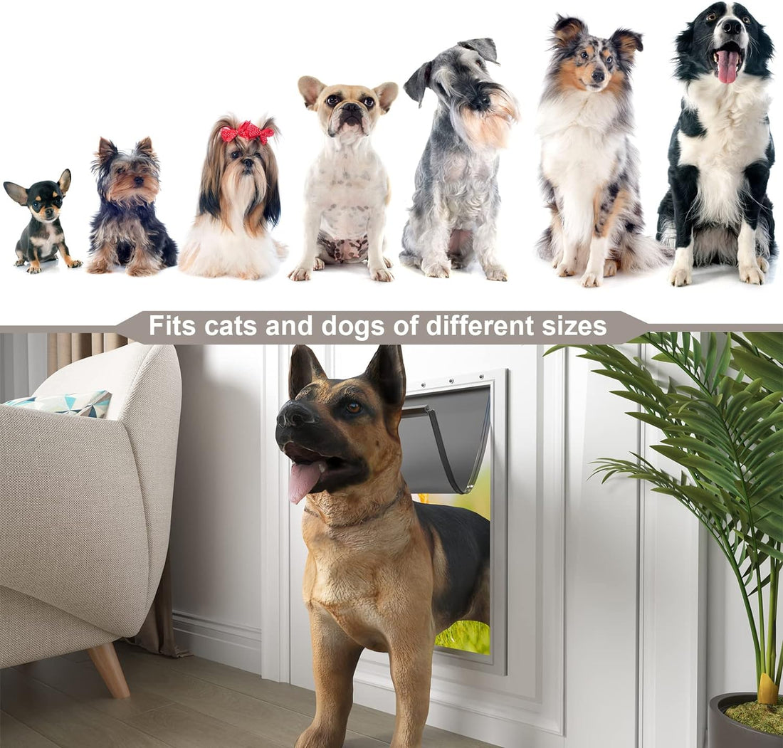 MIAOTONG Large Dog Door Replacement Flaps with Screws