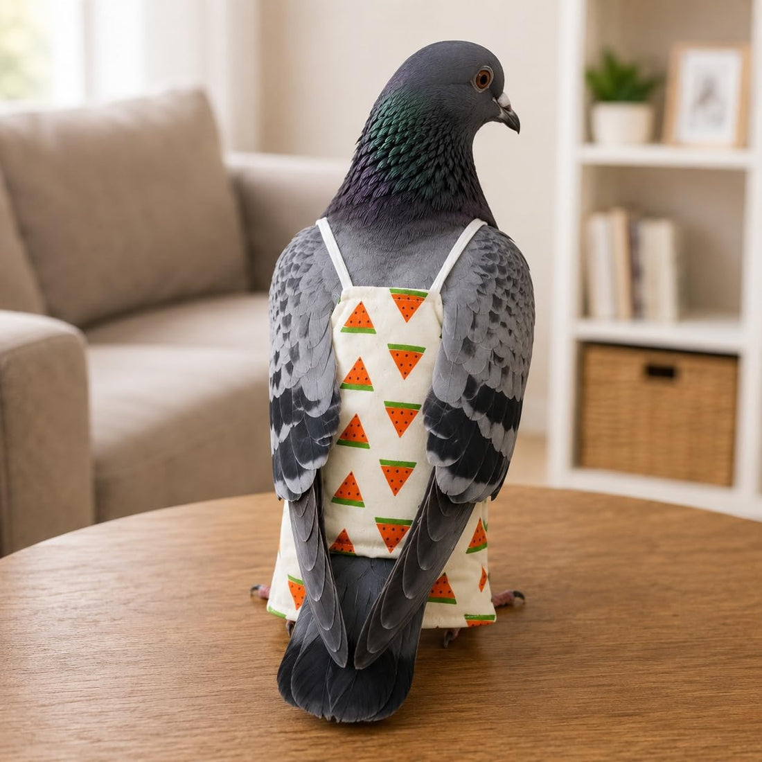 2Pcs Pigeon Diaper Pants Harness and Leash, Bird Diapers for Pigeons