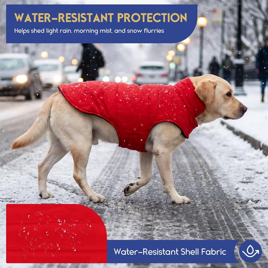 ASENKU Reversible Dog Winter Coat