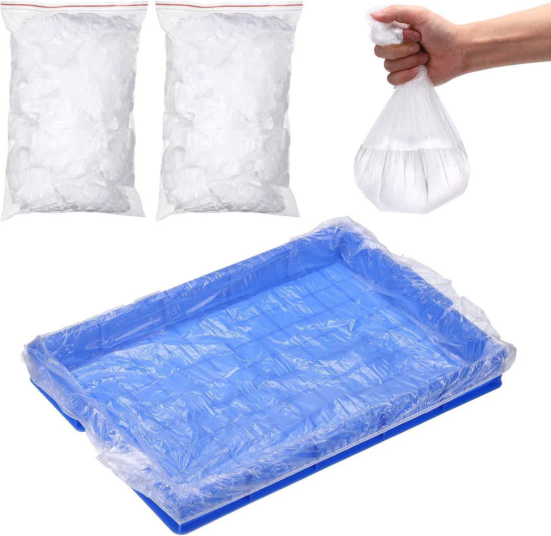 Disposable Bird Cage Liners, Clear Plastic Liners 15x10In 100Pcs