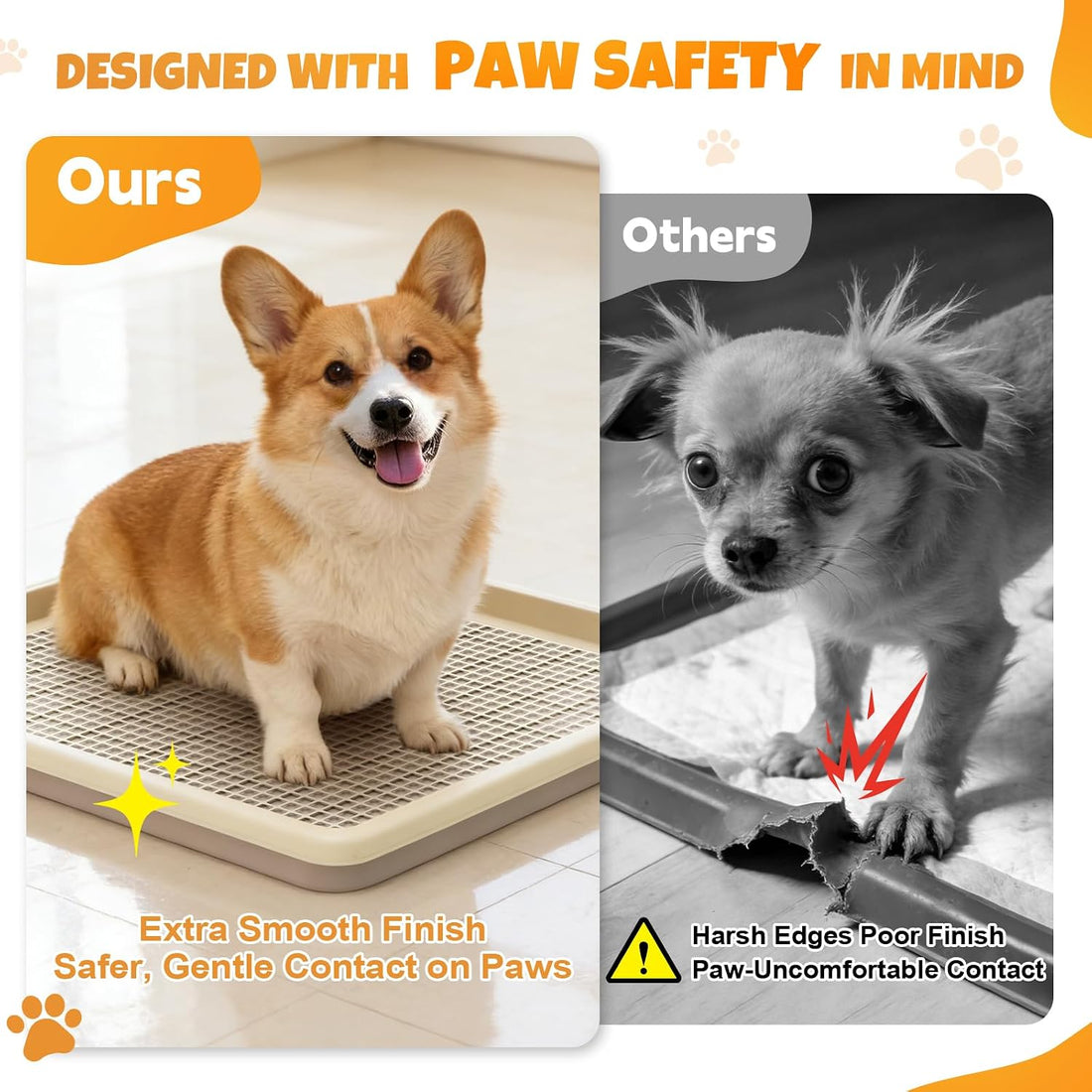 Dog Pee Pad Holder for Small and Medium Dogs