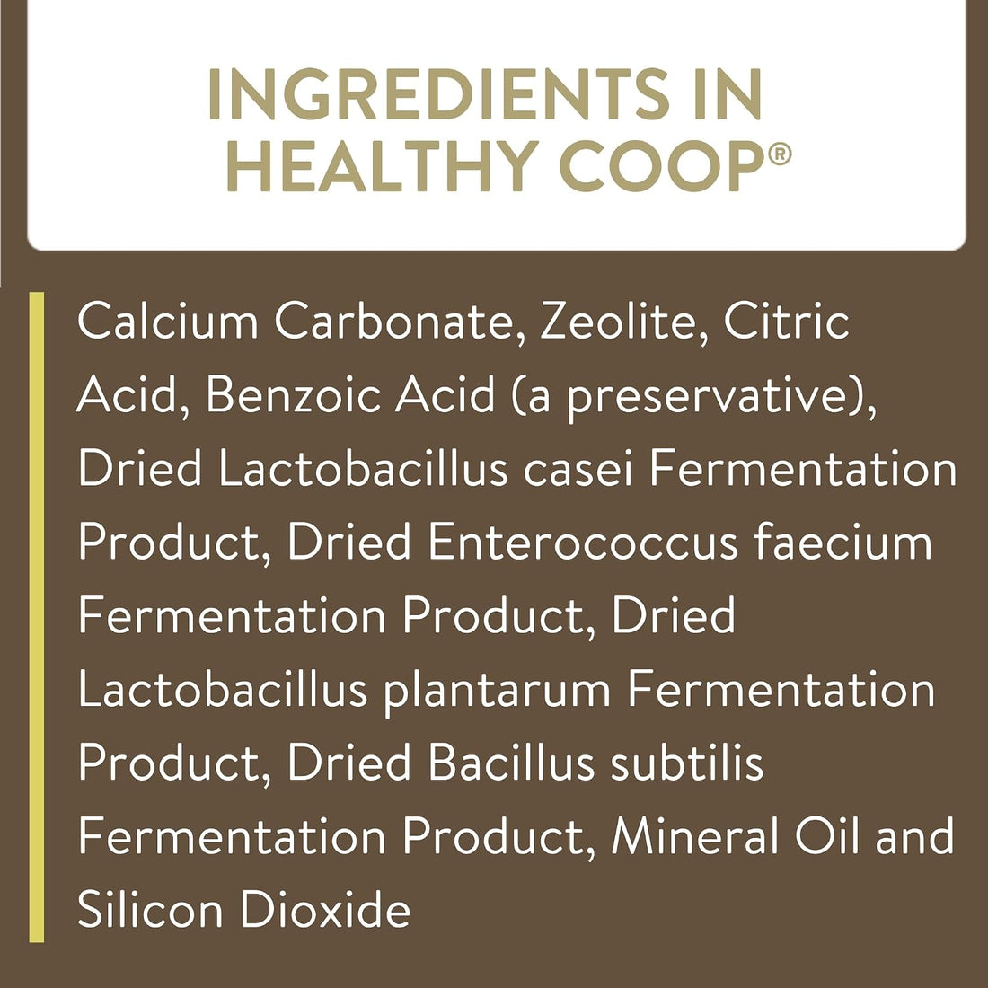 FlockLeader Healthy Coop, Odor & Moisture Neutralizer for Chicken
