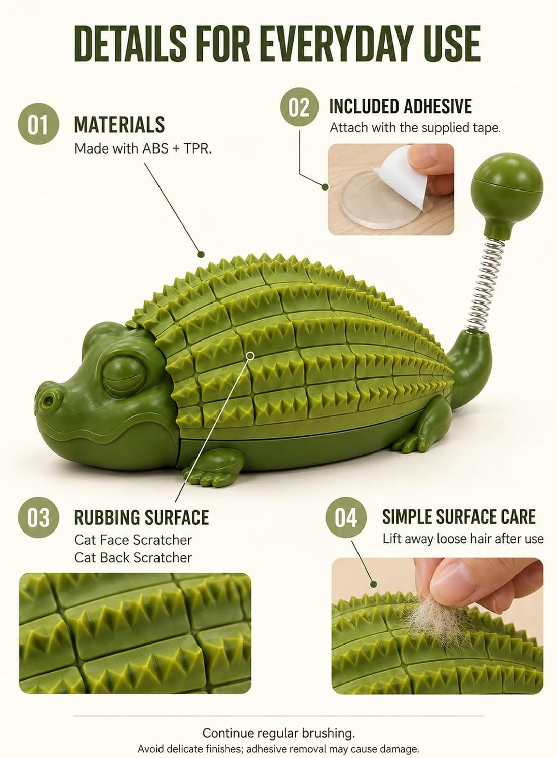Interactive Cat Self Groomer