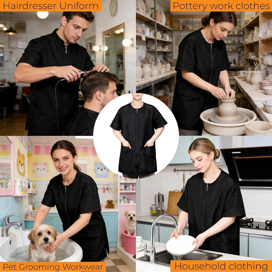 Pumtus Waterproof Pet Grooming Workwear