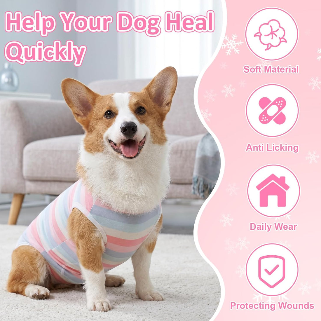 Recovery Suit for Dogs Dog Onesie for Surgery