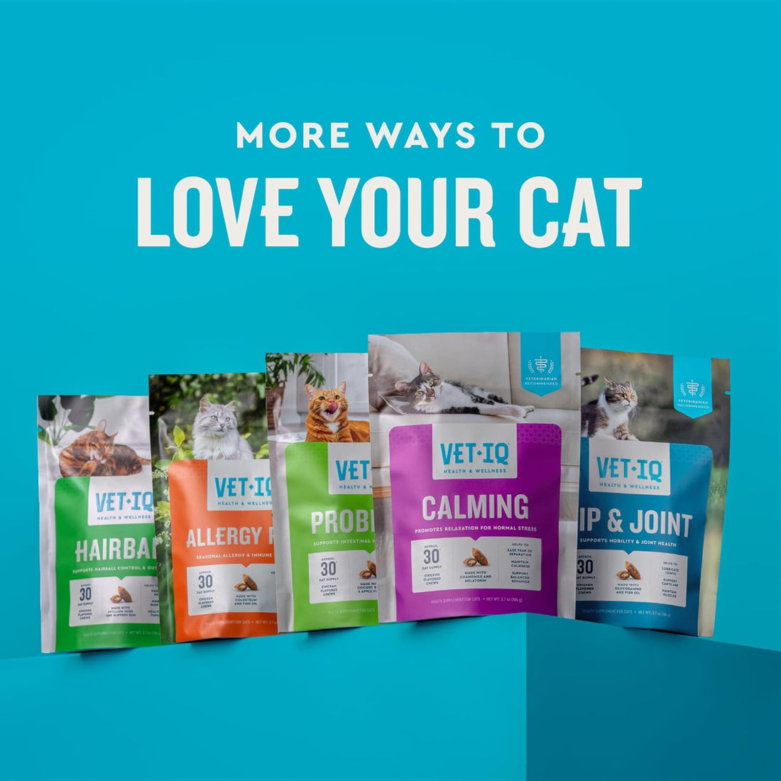 VetIQ Allergy Pro+ Relief, Cat Allergy Treats