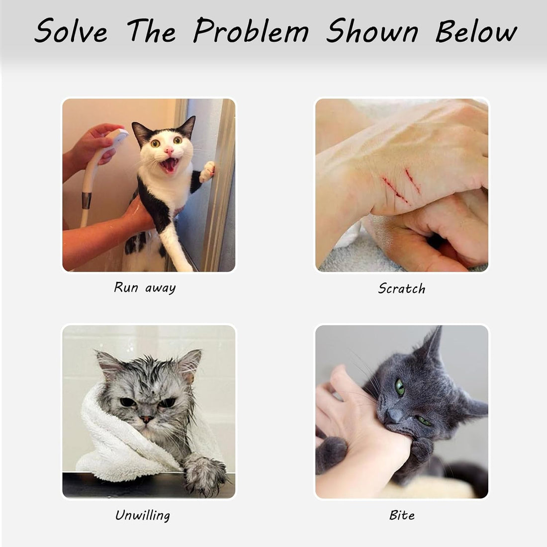 Marosynix Cat Bathing Grooming Bag
