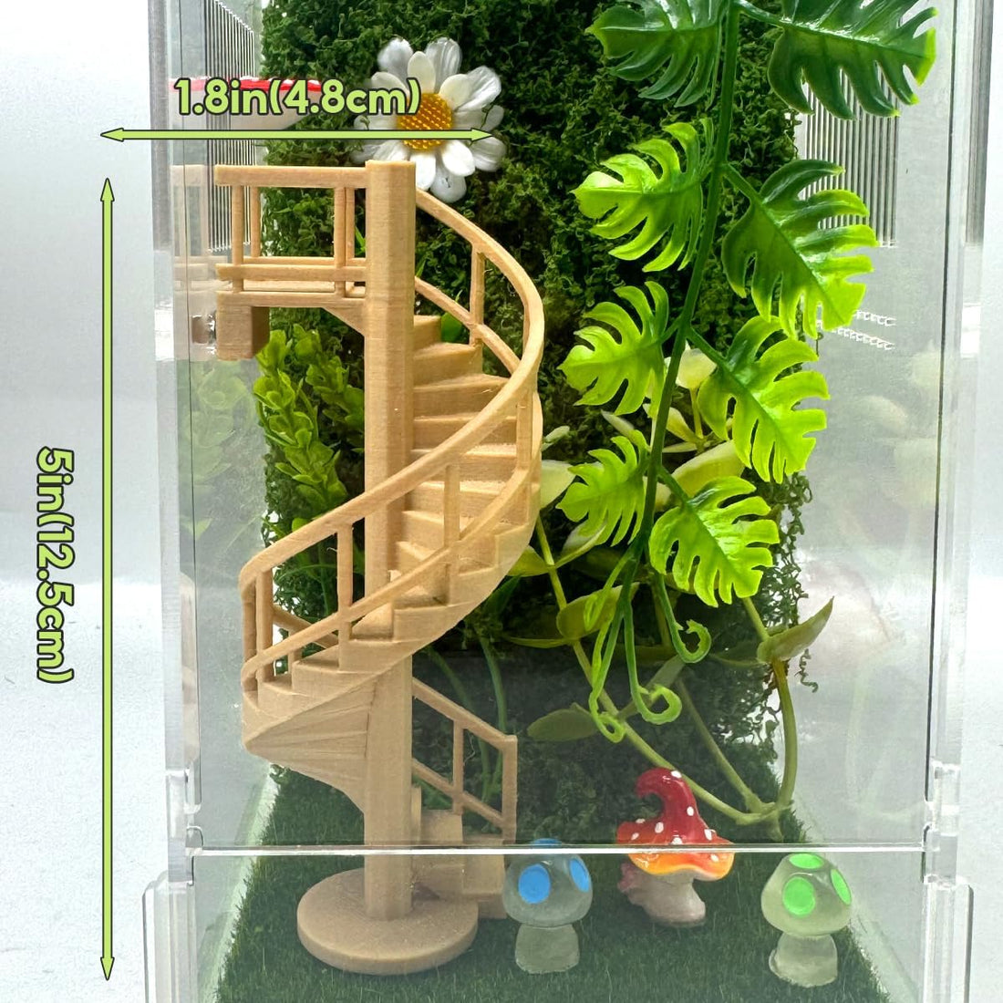Jumping Spider Enclosure Accessories – Fun Spinning Stairs